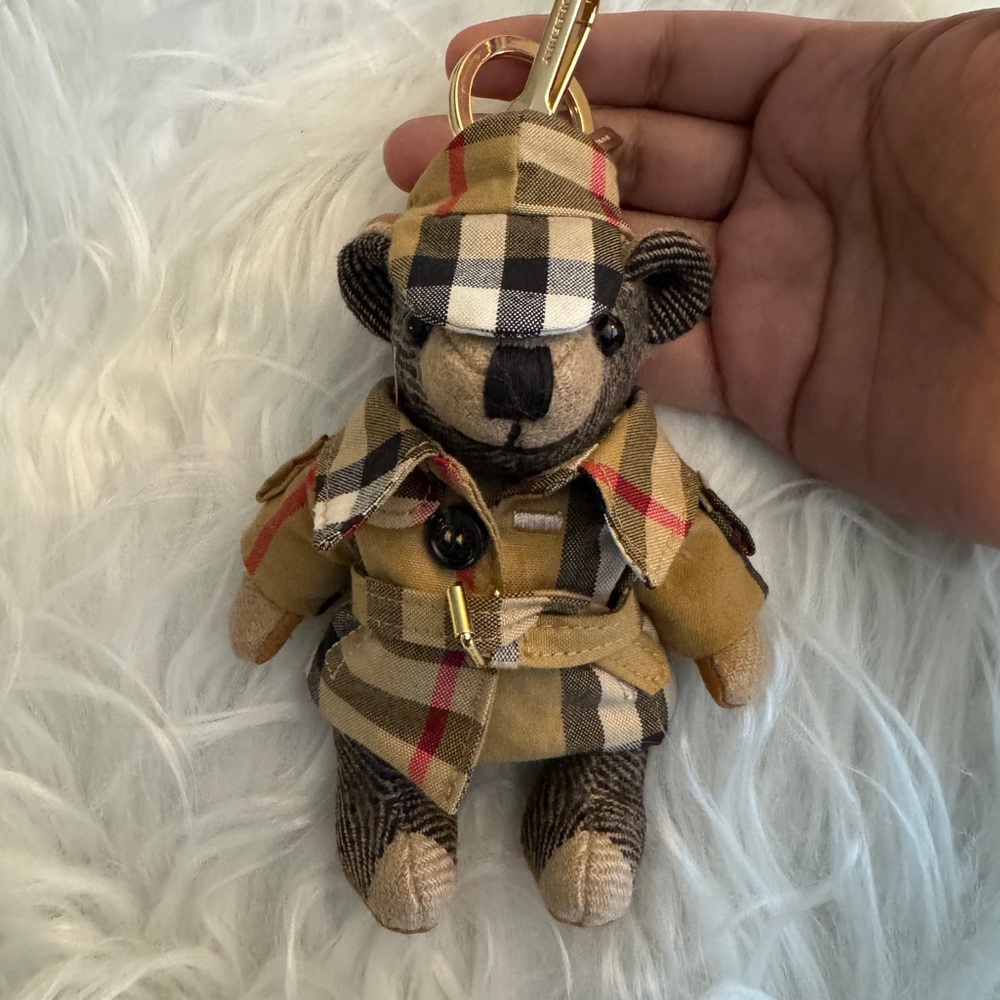 NWOT BURBERRY BEAR BAG CHARM